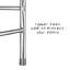 Rangement au-dessus de la toilette autoportant l 24,02 po x H 67,72 po x P 11,02 po Eliano