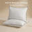 Memory Foam Goose Feather Down Filling Medium Support Bed Pillows-125340332