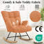 Solid + Manufactured Wood/Iron Rocking Chair-1378224744