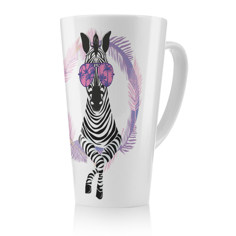 Zebra Latte Mug