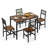 4 - Person Four Leg Dining Set-1709719837
