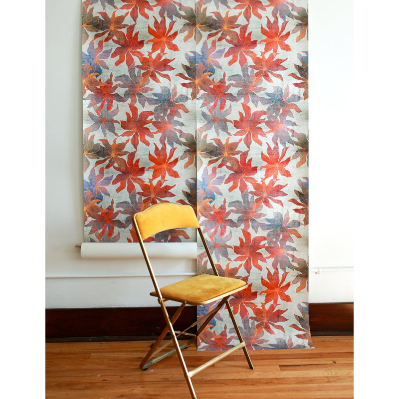 Floral Wallpaper Double Roll, Ember