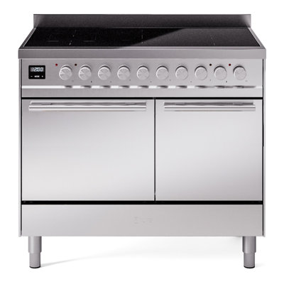 ILVE Professional Plus II Series 40 in. Induction Range with 6 Induction Elements (Solid Door)
