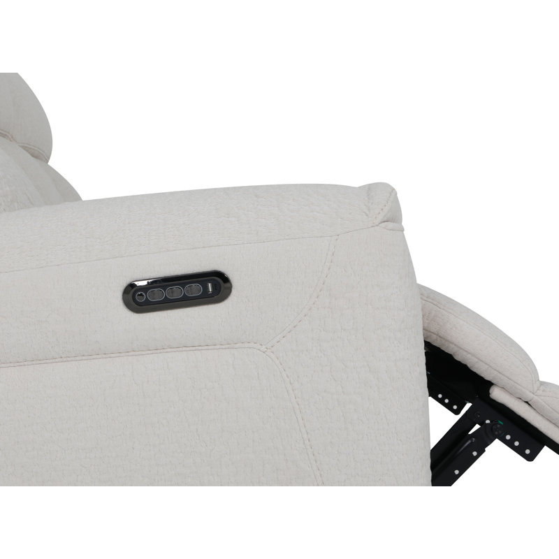 Fauteuil inclinable électrique Minnis P3, Ivoire ivoire, Polyester os Lenox