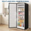 7 pieds cubes Pi. Congélateur vertical autoportant, congélateur vertical de grande capacité pour la maison, la cuisine ou le sous-sol avec fabrication en métal