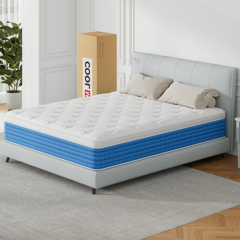 12 Inch Hybrid Memory Foam Mattress in a Box, Pressure Relief for Back Support, Medium Firm, Individually Pocket Springs