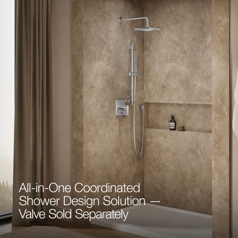 Honesty Rite-Temp Showering Kit 2.5 GPM, Polished Chrome