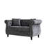 3 + 2 In Grey Velvet - Nailhead Trim For Sophistication, Structure Classic Design With Modern Twist, Build