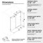 Porte de baignoire coulissante simple sans cadre l 56 à 61 po x H 60 po avec verre trempé transparent de 3/8 po (10 mm), film résistant aux chocs et localisateur de trous d'installation - Rail supérieur rond-122760334