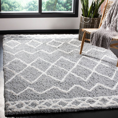 Tapis gris touffeté à la main Boyland