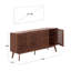 Grand support multimédia 4 portes et 4 tablettes Daima-1134494319
