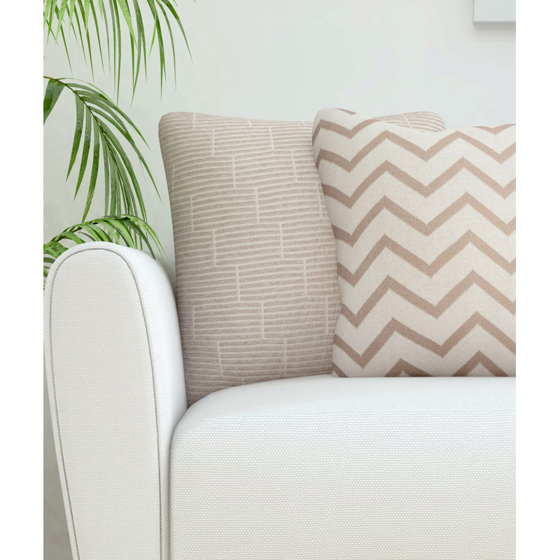 Housse de coussin Zig-Zag