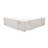 L Shape Storage Bench, Kitchen Breakfast Nook Bench, Backless Corner Bench Nook With Storage, Shoe Benches With Cushion For Entryway Cloakroom, White And Grey, 63”d X 63”w X 18.3”h