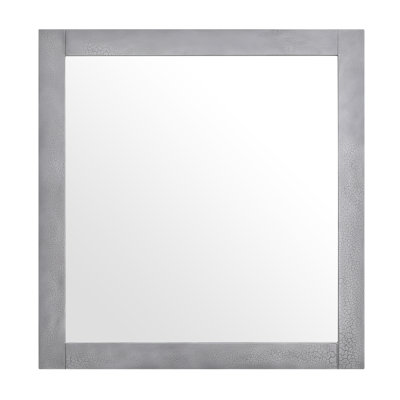 Halden - Modern Grey Crackle Mirror