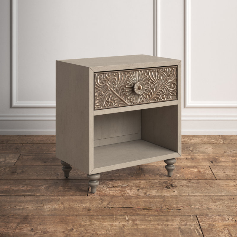 Mathes 28'' W Solid Wood Nightstand