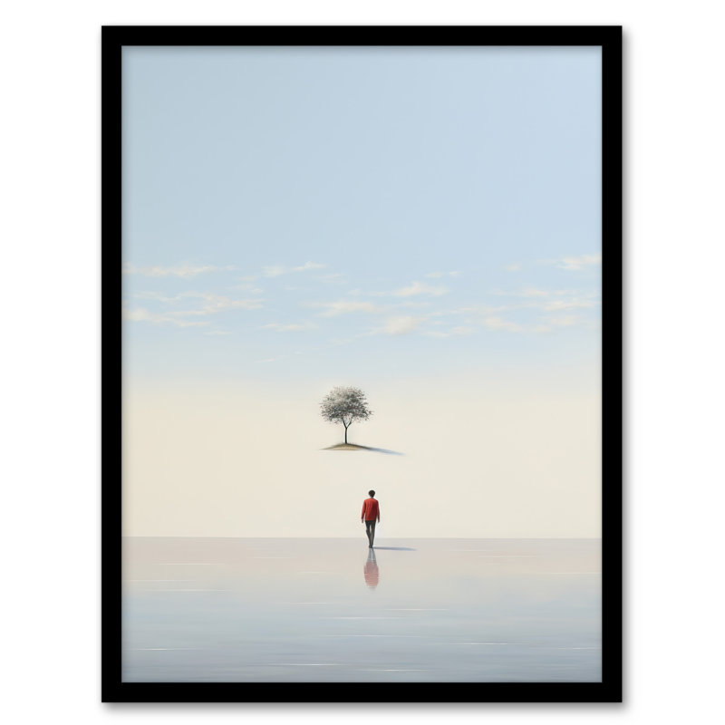 Hubbert Tree Cloud Oasis by Amy Denver - Single Picture Frame Print
