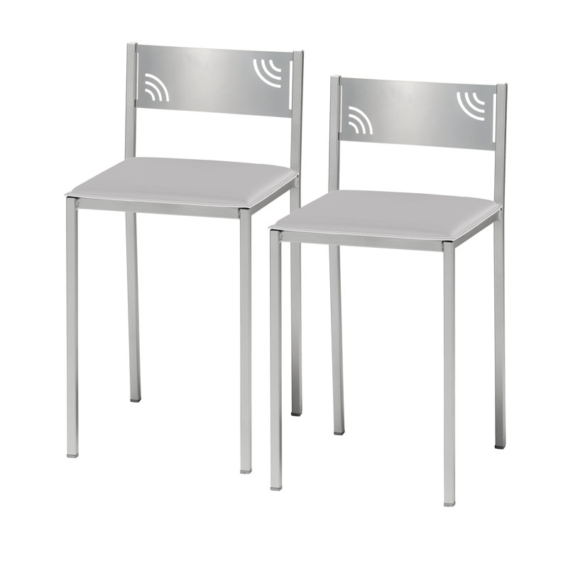 Ettora Upholstered Counter Stool, Berengena