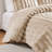 Soft Faux Fur Ribbed Comforter Set with Matching Shams