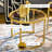 Okafor Glass Top Nesting Coffee Table