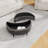 33.9" W Half-Moon Storage Ottoman Bench With Metal Legs-119776316