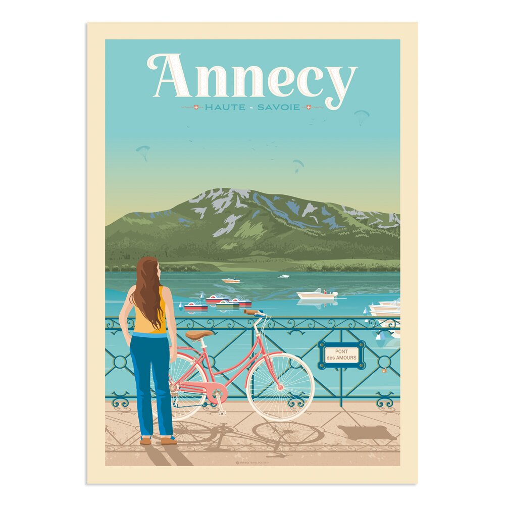 Poster Annecy von François Beutier