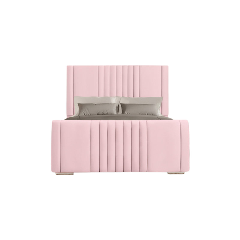 Ganador Upholstered Bed, Pink, Super King (6')