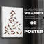 Red Bird Christmas Collection B - Impression sur toile seulement - NON CADRE