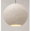 Luminaire suspendu en papier mâché blanc cassé