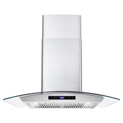 30"" 380 CFM Convertible Wall Mount Range Hood in Stainless Steel -  Cosmo, COS-668WRCS75-DL