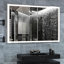 Miroir mural de salle de bain surdimensionné 60X40 pouces