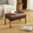 Solid + Manufactured Wood Accent Stool-98582616