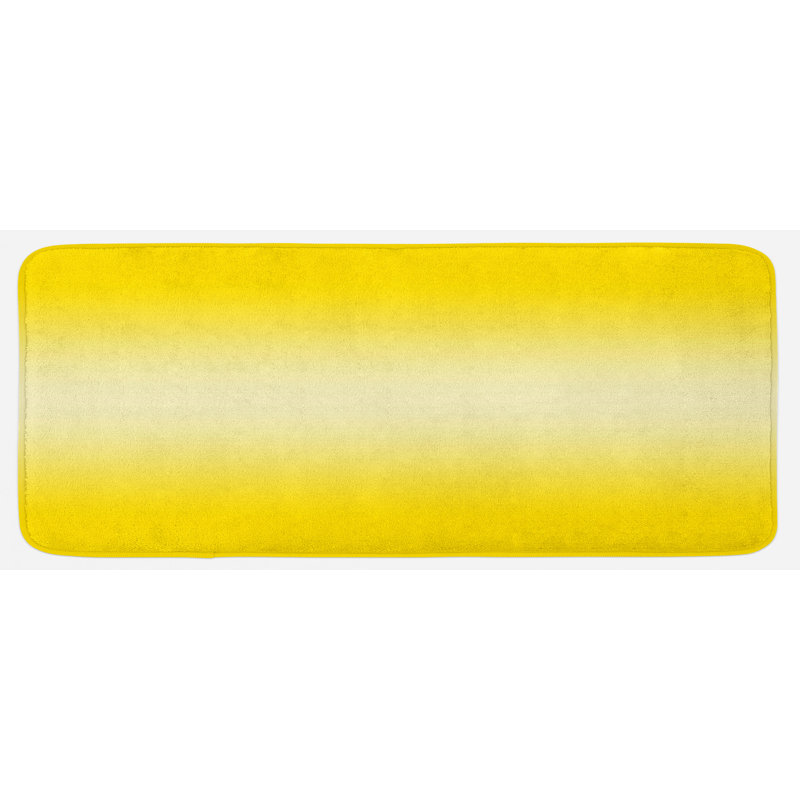 Tapis de cuisine, Jaune