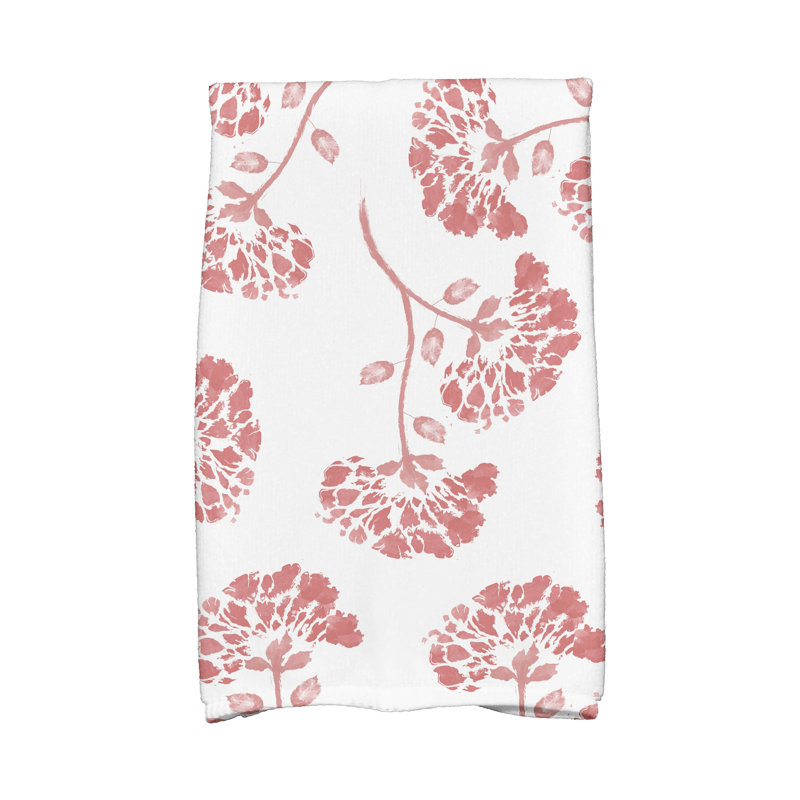 Serviette essuie-mains, Orange / corail