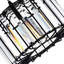 Luminaire suspendu moderne noir 10 po pour îlot de cuisine, vestibule, chambre à coucher Hauer - compatible 1 lumière DEL avec culot E26