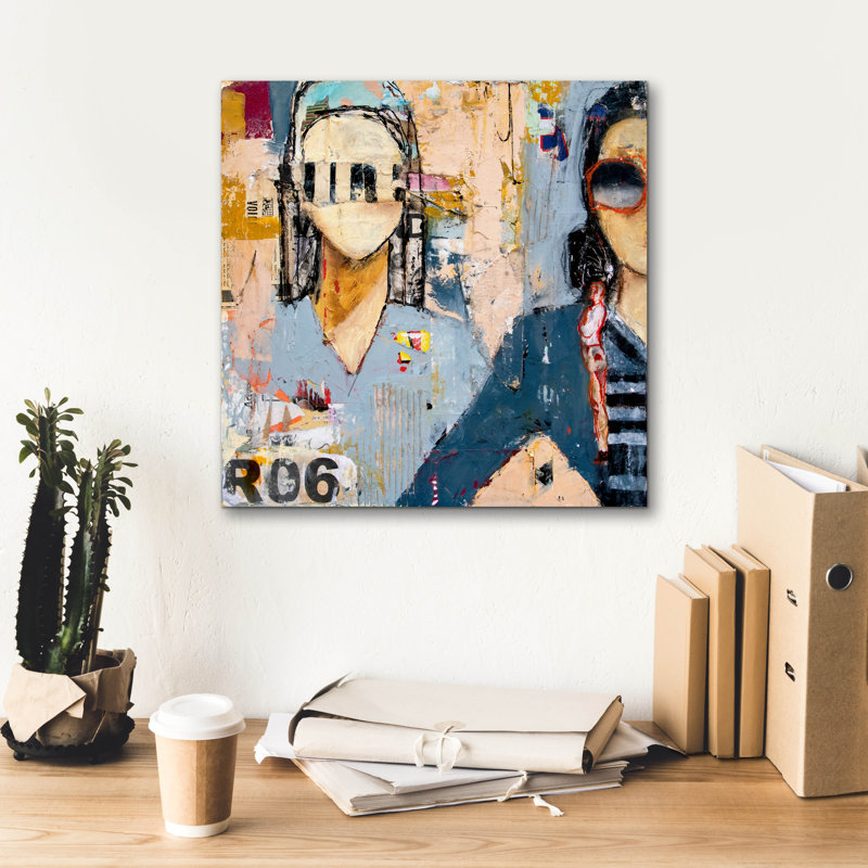  «Sunset Blvd.» par Erin Ashley, art mural sur toile, 18 po x 18 po
