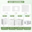 Support de classeur de bureau à 4 niveaux, support de rangement de documents A4 réglable, tableau WPC en PVC imperméable, trieur de dossiers de bureau-934788807