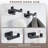 Angle Simple Double Towel Hook
