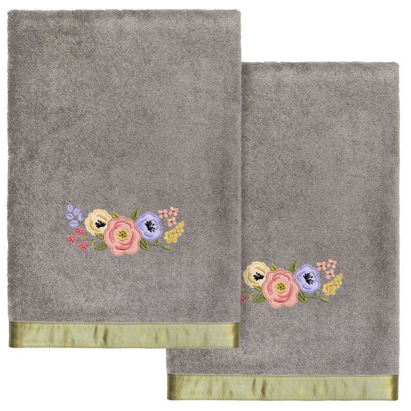 Serviette de bain 100% coton, Gris anthracite