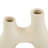 Paper Mache Abstract Rounded Decorative Vase with Double Openings-1582111454
