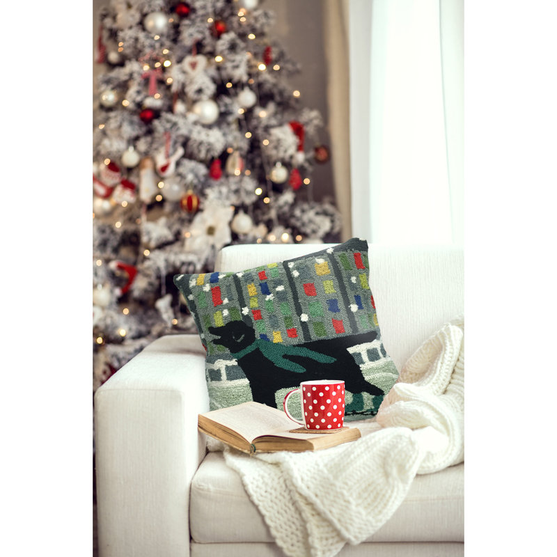 Outdoor Square Pillow Cover & Insert, Green