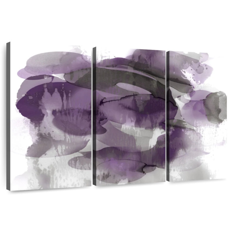 Avery Amethyst Flow II, 24" H x 38" W