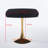 31.5inch Dining Table Black And Golden Matte Black + Mdf-1 Mid-century Modern In Tulip Table Living Room Exective Desk-1295229199-1295229198