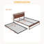 Structure de lit plateforme en métal avec lit gigogne-576722018-576722021