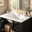 Freestanding Standard Single Vanity Bathroom Vanity With Ceramic Top