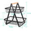 2-Tier Fruit Basket Fruit Bowl Bread Basket Vegetable Holder for Kitchen
