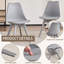 Modern Minimalist Dining Chair – Kitchen Chair with Padded Seat and Plastic Legs (Set of 4)-2043993607-2043993727