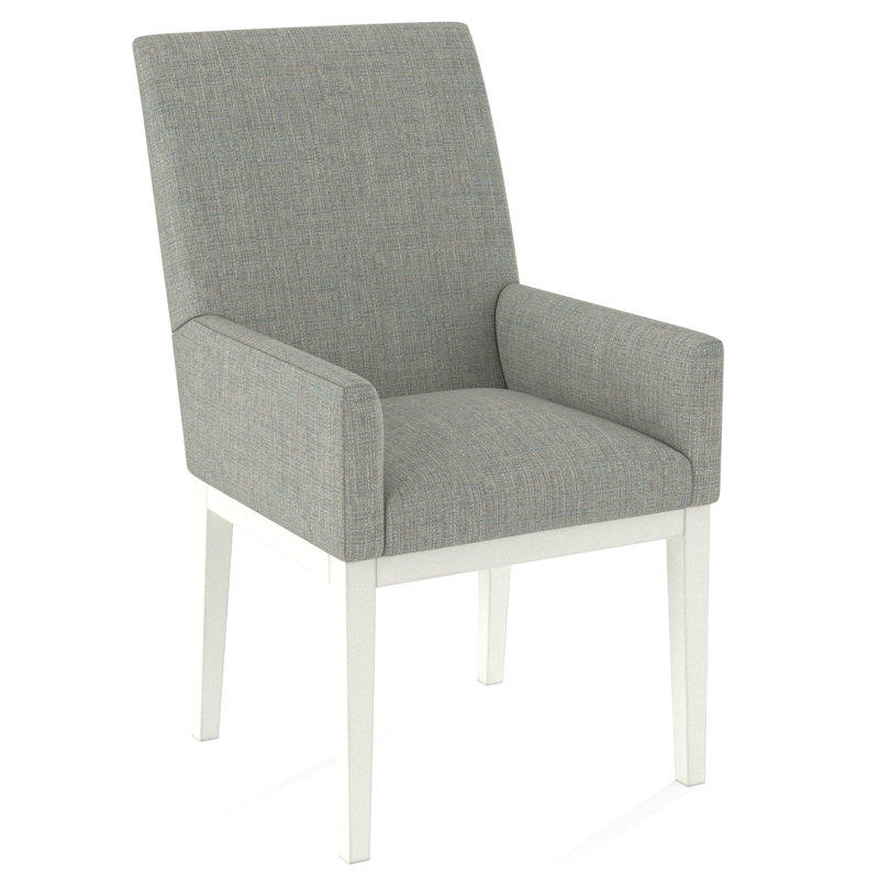 Upholstered Arm Chair, Applause Bravo, White