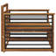 91 cm W Solid Wood Patio Sofa