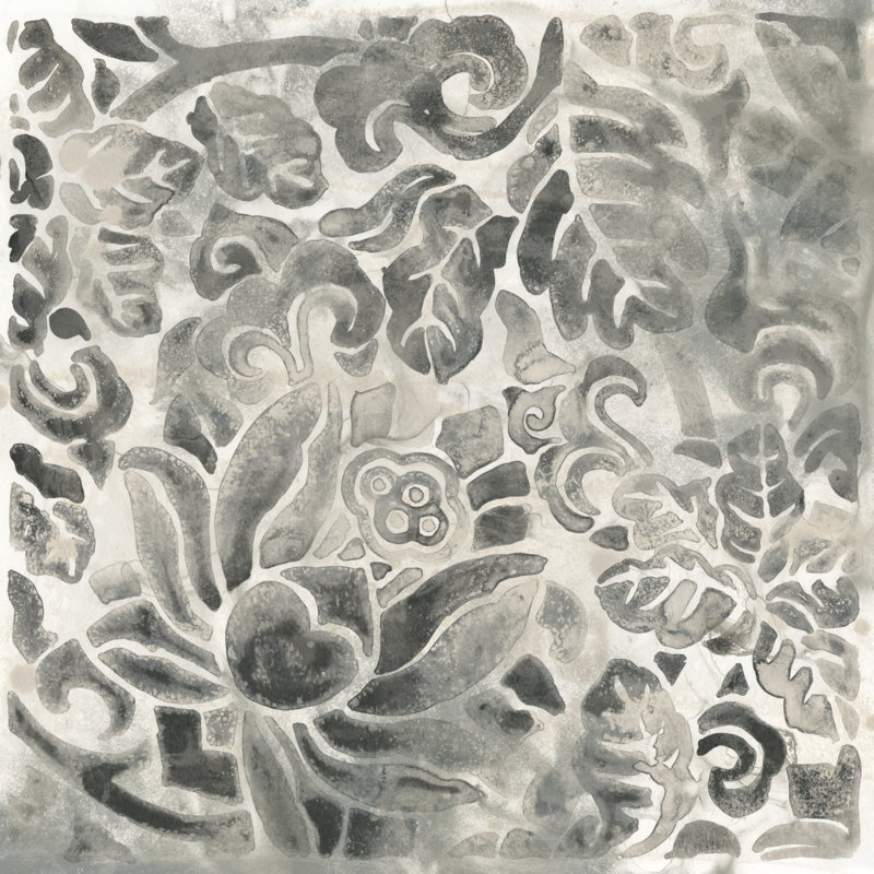 Antique Stone Tile II by June Erica Vess - Wrapped Canvas Print, 76cm H x 76cm W