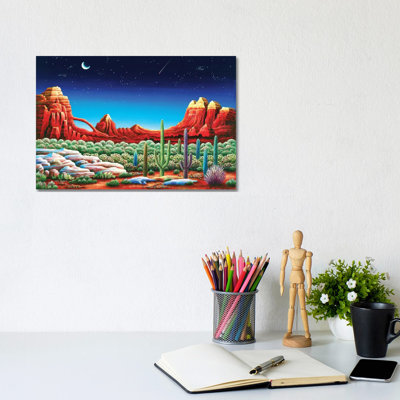 Red Rocks V by Andy Russell - Wrapped Canvas Print